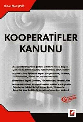 Kooperatifler Kanunu - 1