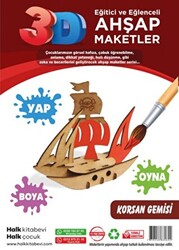 Korsan Gemisi Ahşap Maket - 1