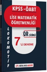 KPSS 2025 ÖABT Lise Matematik Öğretmenliği Lokomotif Serisi QR Çözümlü 7`li Deneme - 1