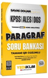 KPSS ALES DGS Savaş Doğan Serisi Paragraf Tamamı Video Konu Anlatımlı ve Tamamı QR Çözümlü Soru Bankası - 1