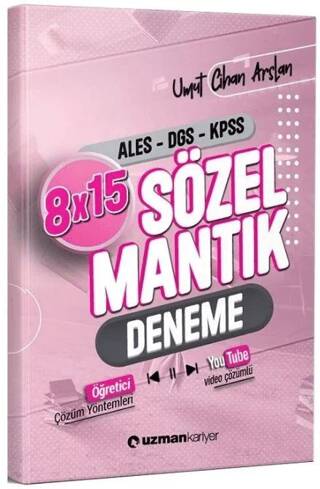 KPSS ALES DGS Sözel Mantık 8x15 Deneme Video Çözümlü - 1