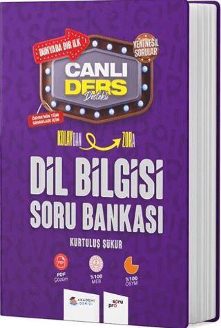 KPSS Dil Bilgisi Kolaydan Zora Canlı Ders Soru Bankası - 1