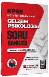 KPSS Eğitim Bilimleri Gelişim Psikolojisi Soru Bankası - 1