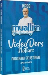 KPSS Eğitim Bilimleri Muallim Program Geliştirme Video Ders Notları - 1