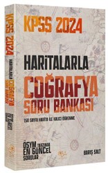 2024 KPSS Haritalarla Coğrafya Soru Bankası - 1