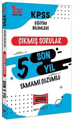 KPSS Eğitim Bilimleri Tamamı Çözümlü Son 5 Yıl Çıkmış Sorular - 1