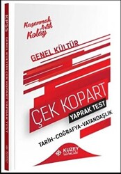 KPSS Genel Kültür Yaprak Test Çek Kopart - 1