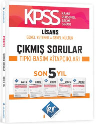 KPSS Genel Yetenek Genel Kültür Çıkmış Sorular Son 5 Yıl Tıpkı Basım Fasikülleri - 1