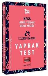 KPSS Genel Yetenek Genel Kültür Soru Denizi Yaprak Test - 1