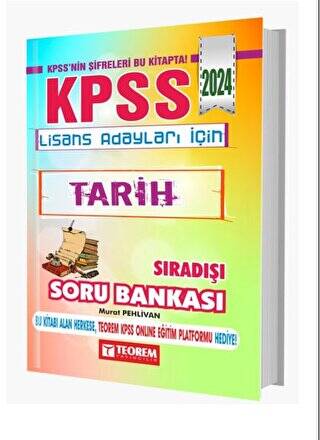 KPSS Lisans Tarih Sıradışı Soru Bankası - 1