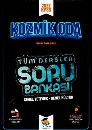 KPSS Lisans Tüm Dersler Kozmik Oda Soru Bankası - 1