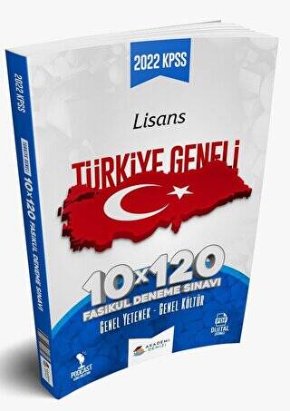 KPSS Lisans Türkiye Geneli 10 x 120 Fasikül Deneme - 1