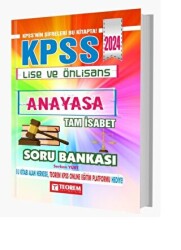 KPSS Lise Ön Lisans Tam İsabet Anayasa Soru Bankası - 1