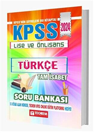 KPSS Lise Ön Lisans Tam İsabet Türkçe Soru Bankası - 1