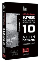 KPSS Lise Önlisans 10 Altın Fasikül Deneme Sınavı - 1