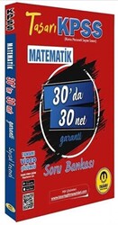 KPSS Matematik 30`da 30 Net Garanti Soru Bankası - 1