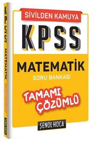 KPSS Matematik Tamamı Çözümlü Soru Bankası - 1