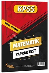 KPSS Matematik Yaprak Test - 1