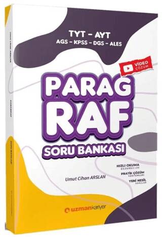 KPSS MEB-AGS DGS ALES TYT AYT Paragraf Soru Bankası - 1