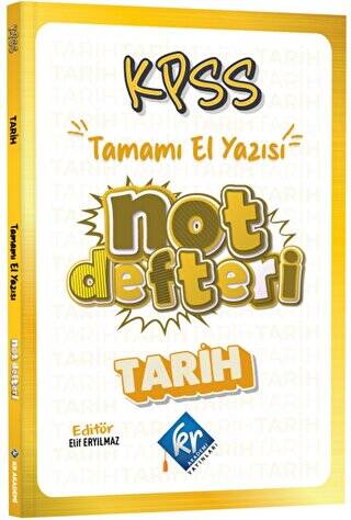 KPSS Tarih Konu Anlatımlı Not Defteri - 1