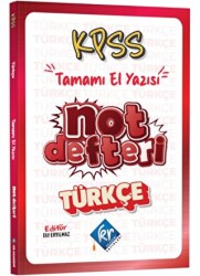 KPSS Türkçe Konu Anlatımlı Not Defteri - 1