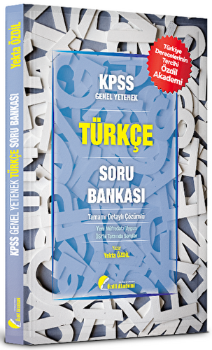 KPSS Türkçe Soru Bankası Çözümlü - Yekta Özdil - 1