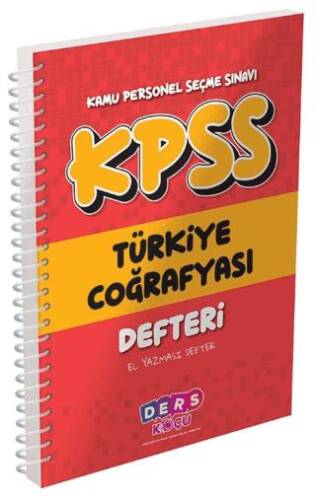 KPSS Türkiye Coğrafyası Defteri - 1