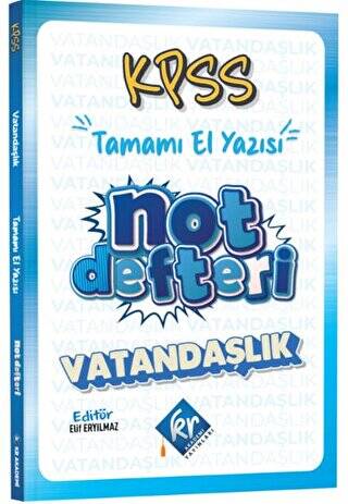 KPSS Vatandaşlık Konu Anlatımlı Not Defteri - 1