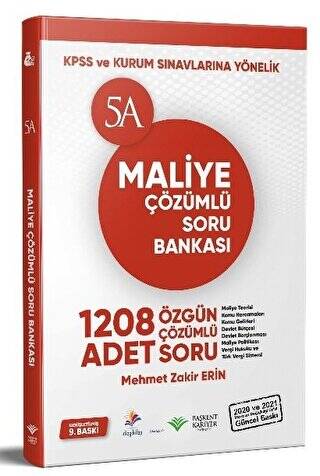 KPSS ve Kurum Sınavları 5A Maliye Soru Bankası Çözümlü - 1