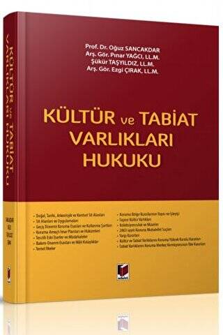 Kültür ve Tabiat Varlıkları Hukuku - 1