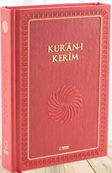 Kur`an-ı Kerim Büyük Boy - Mıklepli Ciltli- Kırmızı - 1