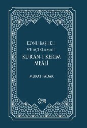 Konu Başlıklı ve Açıklamalı Kur’an-ı Kerim Meali Büyük Boy - 1