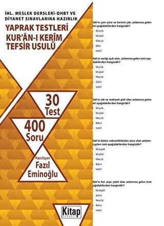 Kur’an-ı Kerim Tefsir Usulü - 1