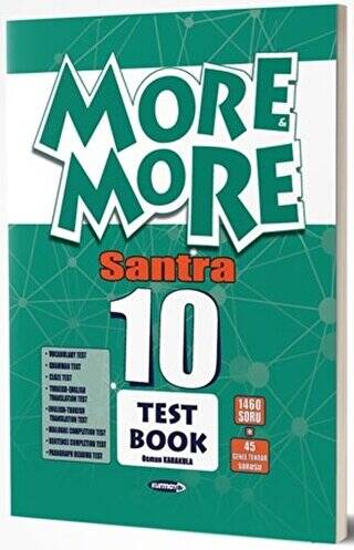 Kurmay ELT More and More English 10 Santra Test Book - 1