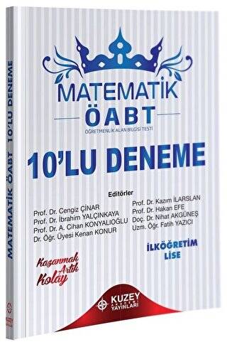 ÖABT İlköğretim - Lise Matematik 10 Deneme Çözümlü - 1