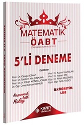 ÖABT İlköğretim-Lise Matematik 5 Deneme Çözümlü - 1