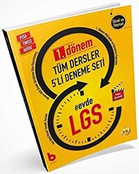 LGS 1. Dönem Tüm Dersler 5`li Deneme Seti - 1