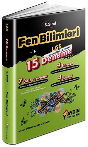 LGS 8. Sınıf Fen Bilimleri 15 Deneme - 1