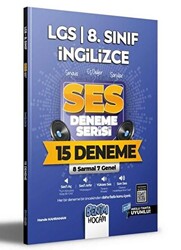 LGS 8. Sınıf İngilizce SES Deneme Serisi 15 Deneme - 1