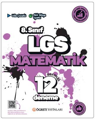 LGS 8. Sınıf Matematik Sarmal 12 Deneme - 1