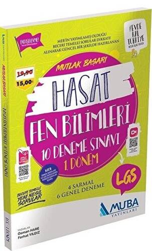 LGS Fen Bilimleri Hasat 10 Deneme Sınavı - 1