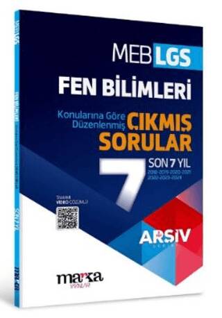 LGS Fen Bilimleri Konularına Göre Düzenlenmiş Son 7 Yıl Çıkmış Sorular - 1