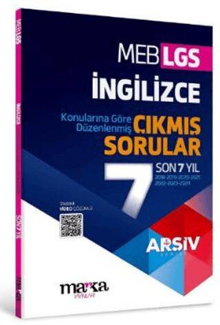 LGS İngilizce Konularına Göre Düzenlenmiş Son 7 Yıl Çıkmış Sorular - 1