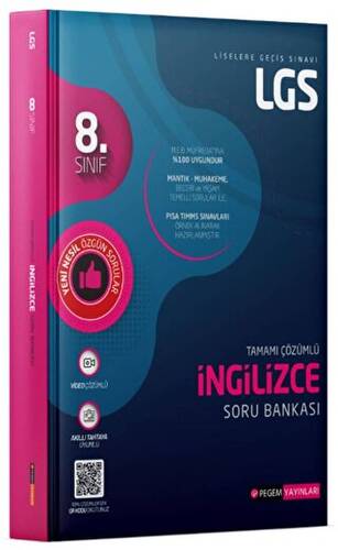 LGS İngilizce Tamamı Çözümlü Soru Bankası - 1