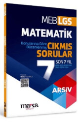 LGS Matematik Konularına Göre Düzenlenmiş Son 7 Yıl Çıkmış Sorular - 1