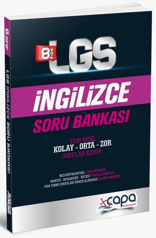 LGS İngilizce Soru Bankası - 1