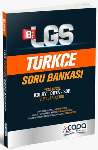 LGS Türkçe Soru Bankası - 1