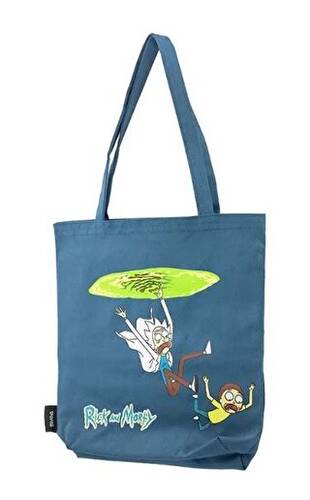 Mabbels Rick And Morty Portal Bez Çanta Gabardin Turkuaz ÇAN-389231 - 1