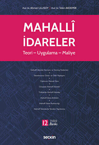 Mahalli İdareler - 1