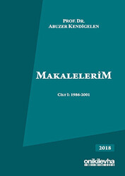 Makalelerim Cilt 1: 1986-2001 - 1